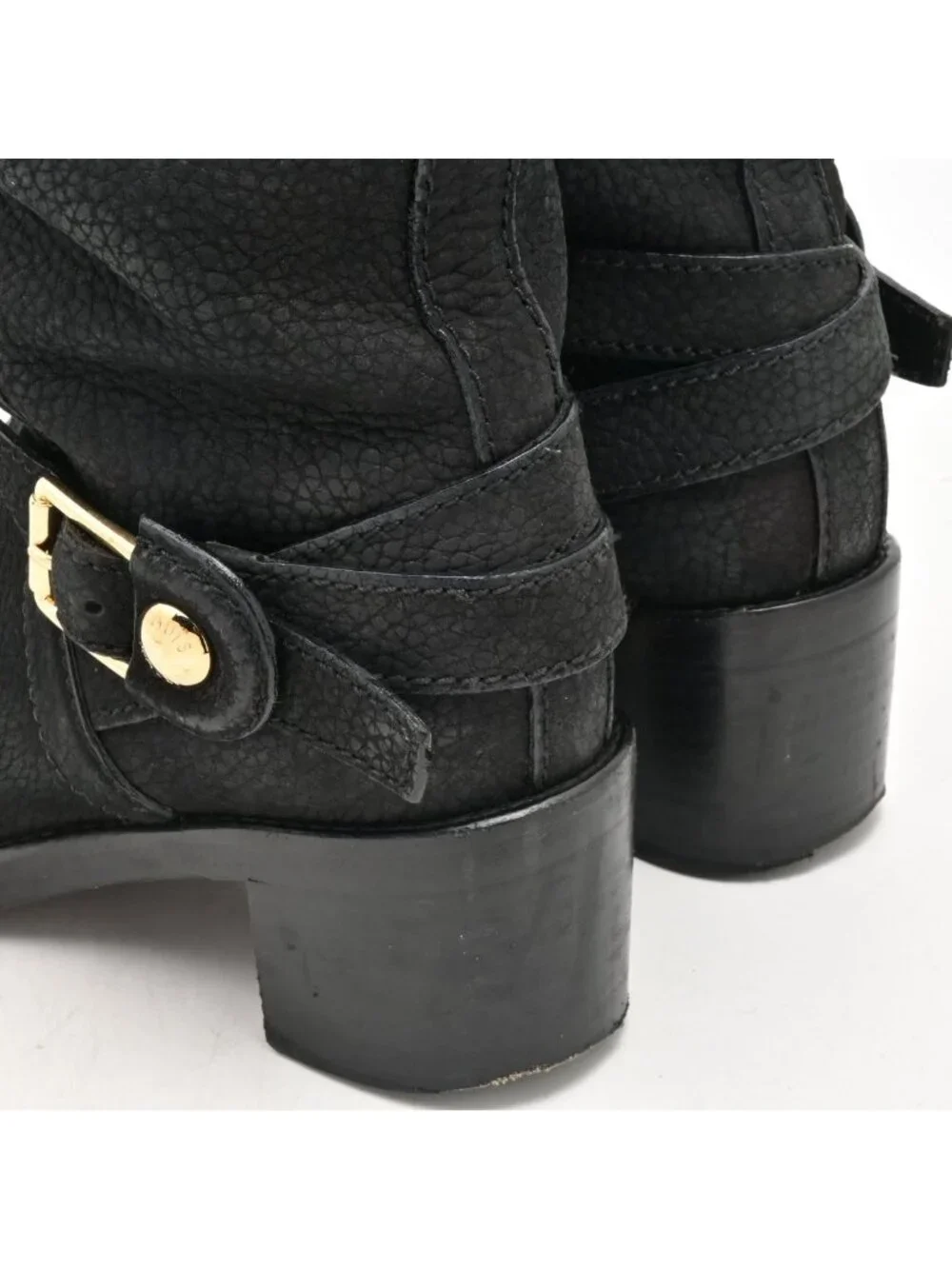Louis Vuitton Long Boots Black Leather